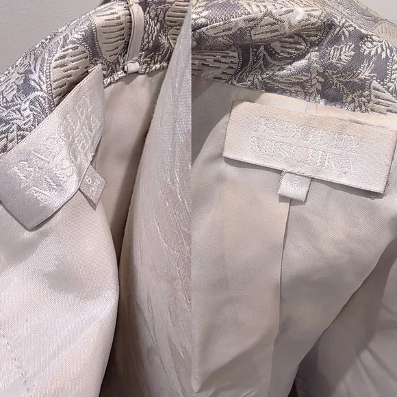 Badgley Mischka Designer Evening Mini Midi 3-Piece Belted Set Dress 6-Medium - Picture 7 of 9